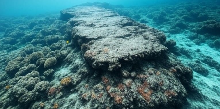 The mysterious Bimini Road underwater formation