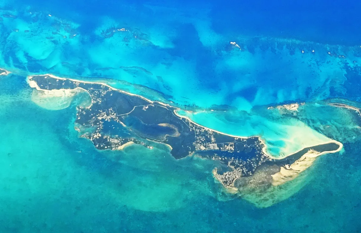 Green Turtle Cay harbor, Abaco — short ferry crossing from Treasure Cay to New Plymouth
