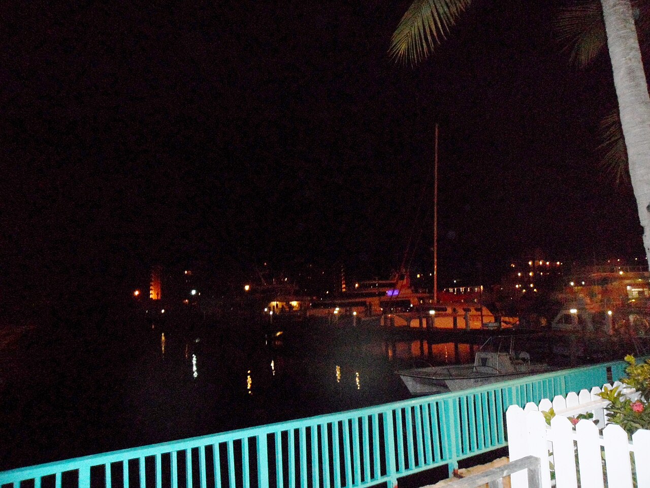 Freeport Harbor at evening, Grand Bahama Island