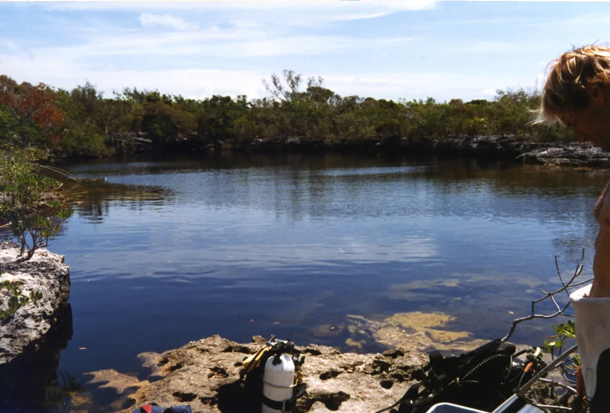 Guardian Blue Hole, Andros — near the eco-resorts of South Andros