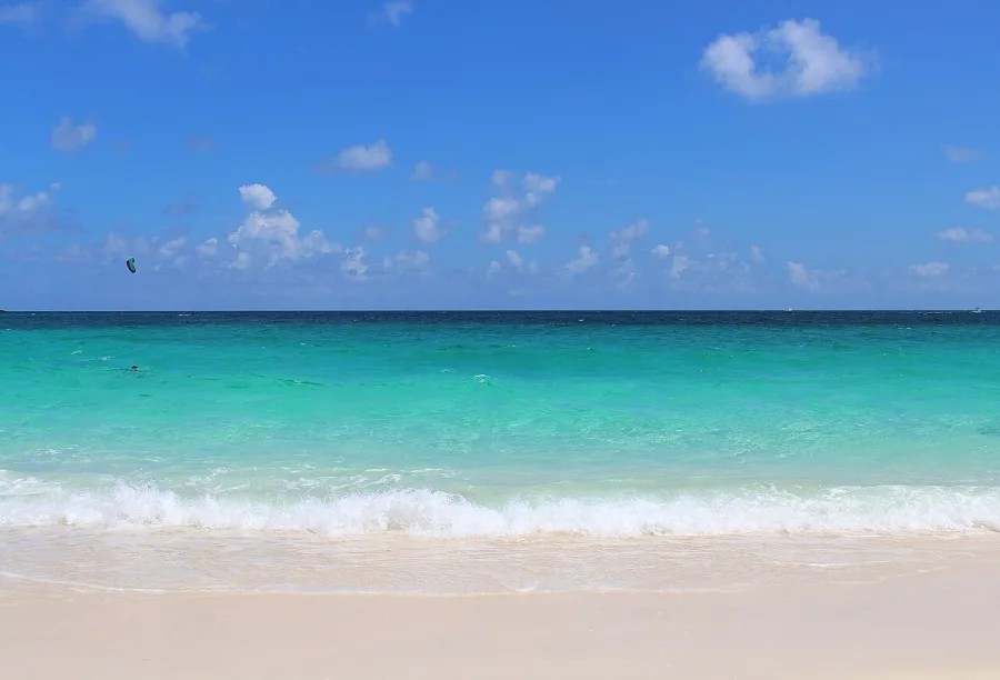 Cabbage Beach on Paradise Island near Nassau, Bahamas