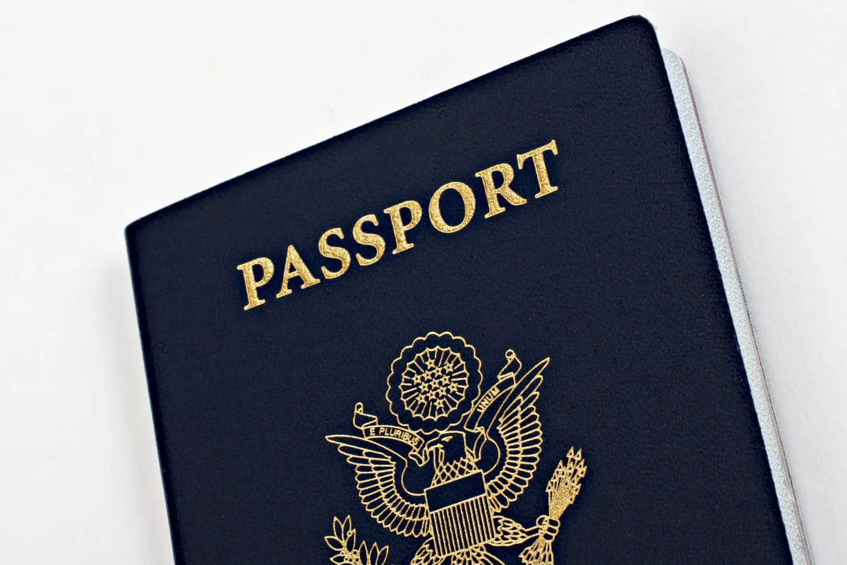 A United States passport book — the recommended document for entering the Bahamas by ferry